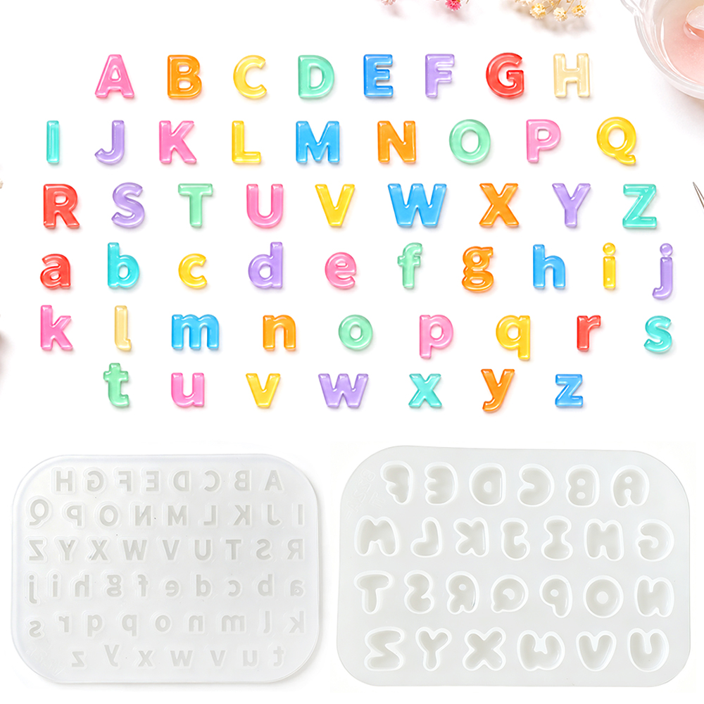 Resin Art Letters - S0321 Mini-Silikonform für DIY Kristall-Epoxidharz Groß-