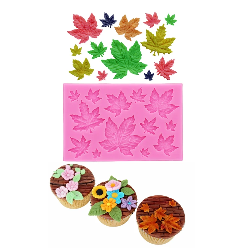 Resin Art Mold - Gj-61 DIY Blatt Ahornblatt Silikonform Blatt