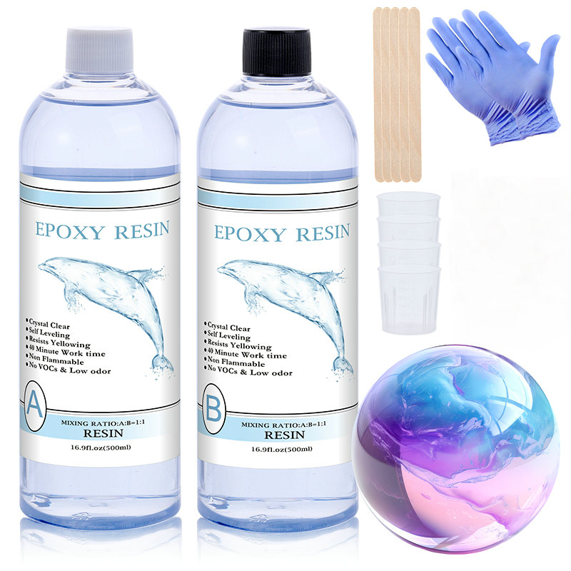 Resin Art And Jewelry - 1:1 Klares Epoxidharz Kristallklares Kunstharz Epoxy
