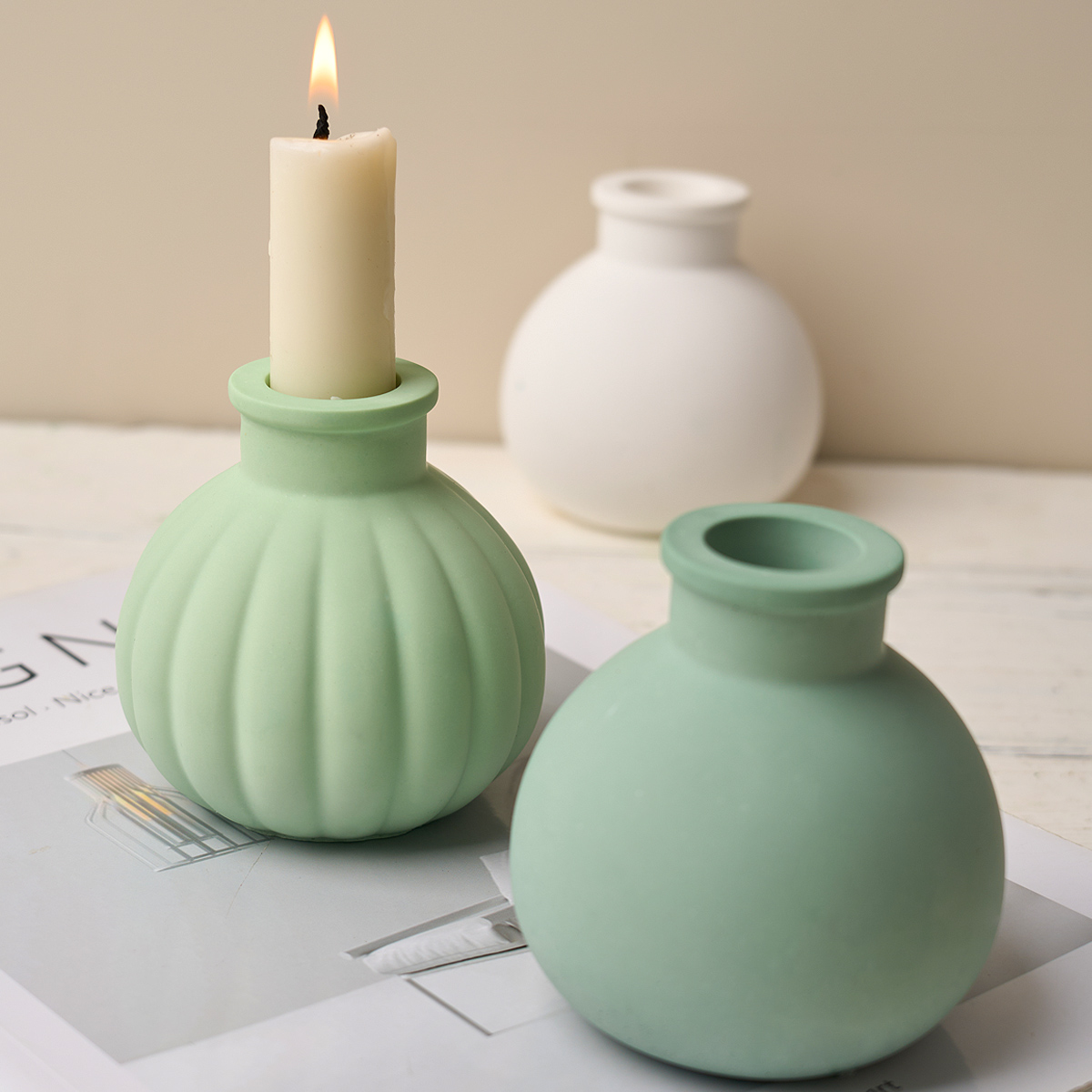 Resin Art Youtube - Runde Reagenzglas Vase Silikon form DIY