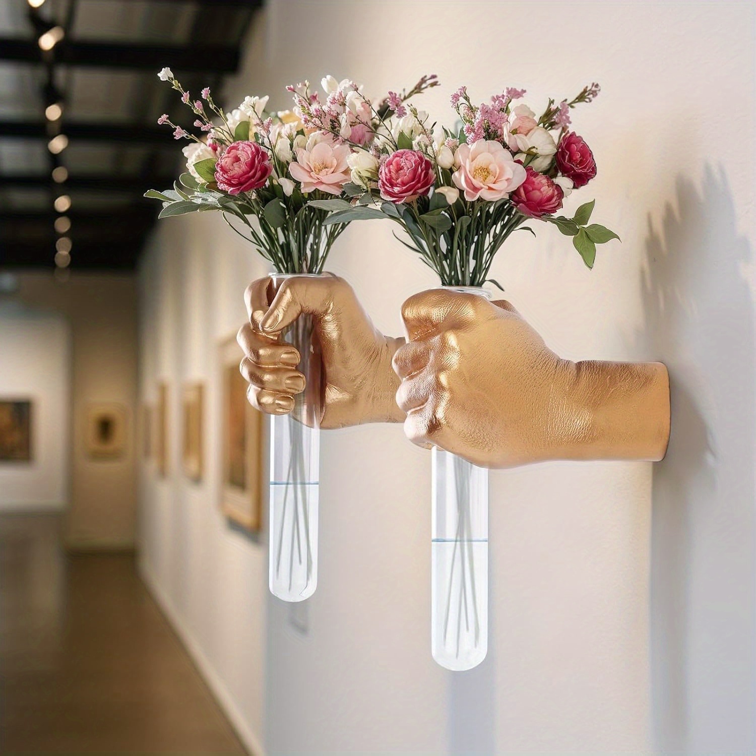 Resin Art Youtube - 1Pcs Wand Kunst Skulptur Hand Geformt