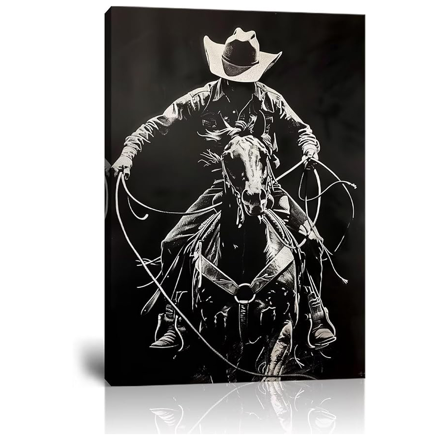 Western Cowboy Retro Southwest – Resin Art Images Bewertung und Preis
