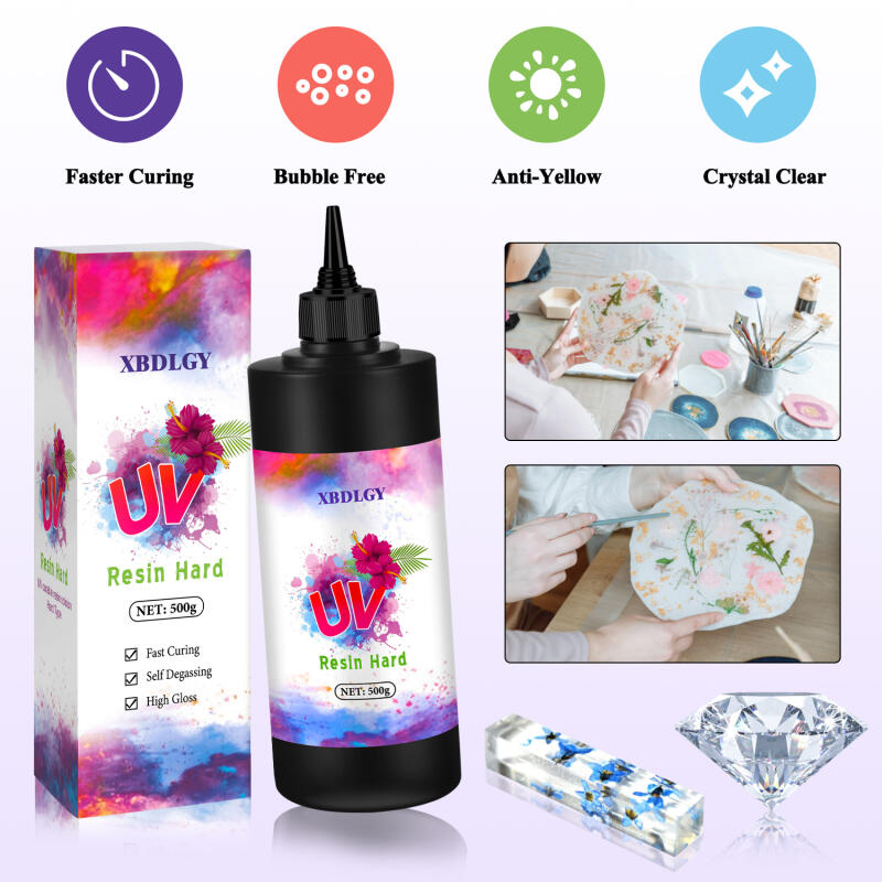 200 g/250 g/500 g UV-Harz-Hart – Resin Art Letters Bewertung und Preis