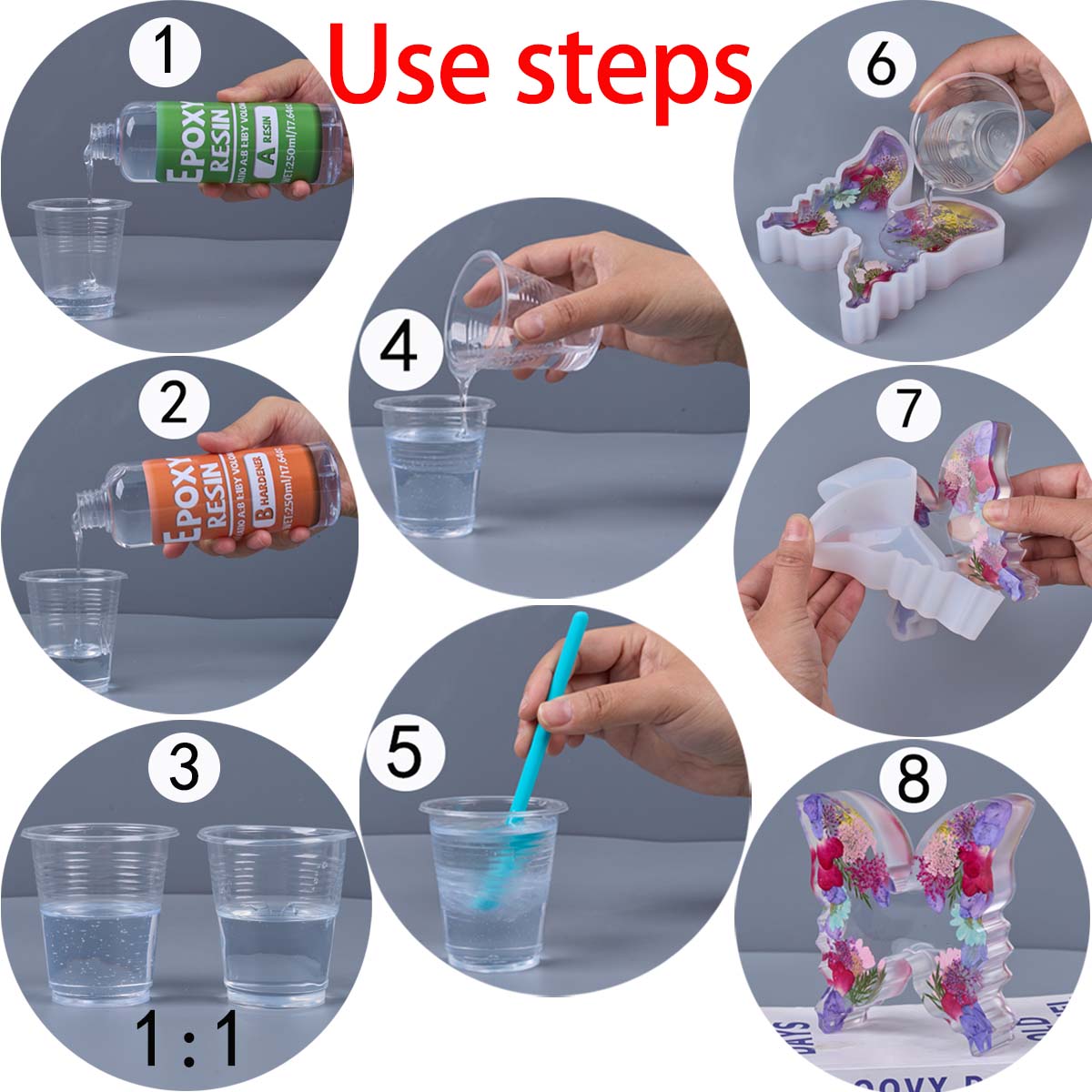 Epoxidharz-Set mit 1:1-Verhält – Resin Art Mold Bewertung und Preis