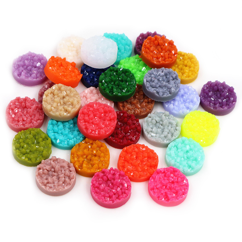 40 Stück Harz Druzy Cabochons  – Resin Art Calligraphy Bewertung und Preis