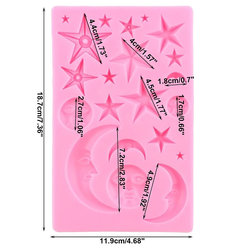 Sonnengesicht, Mond, Sterne, P – Resin Art Mold Bewertung und Preis