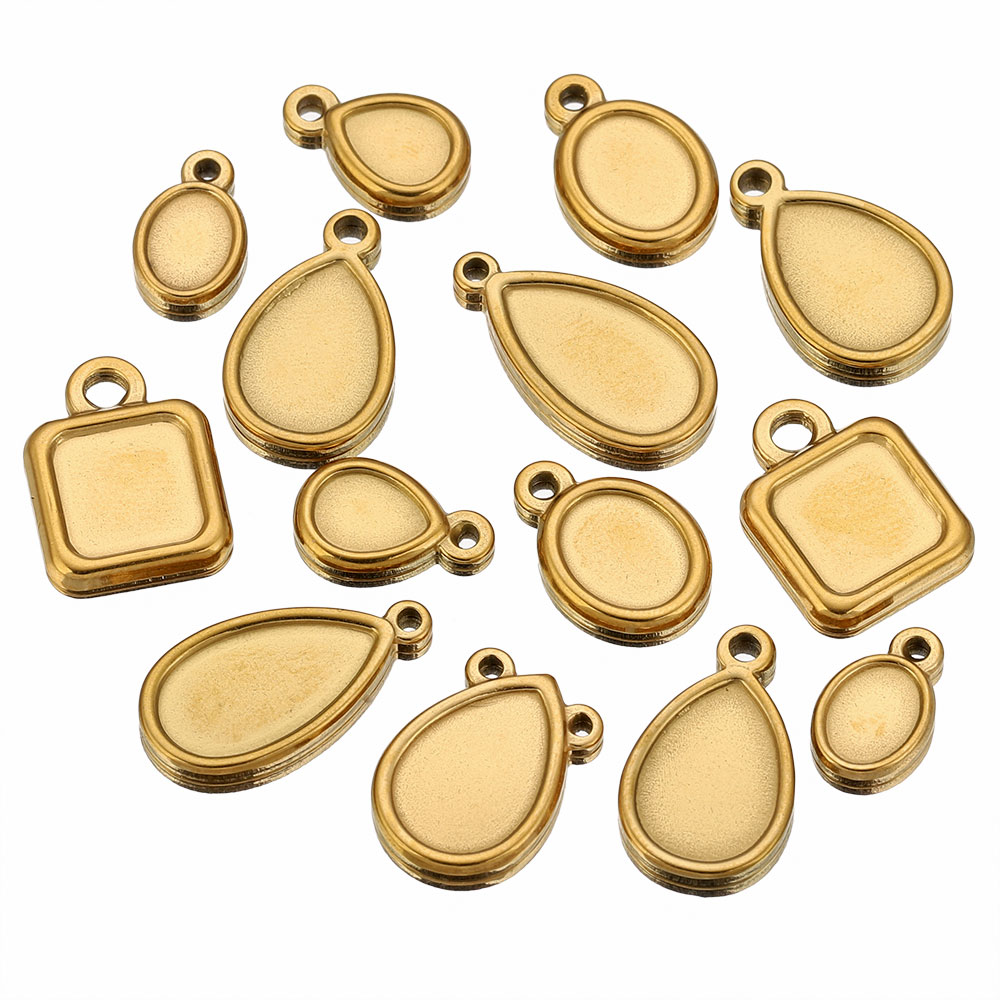 5 Stück Edelstahl-Anhängerrohl – Resin Art Calligraphy Bewertung und Preis