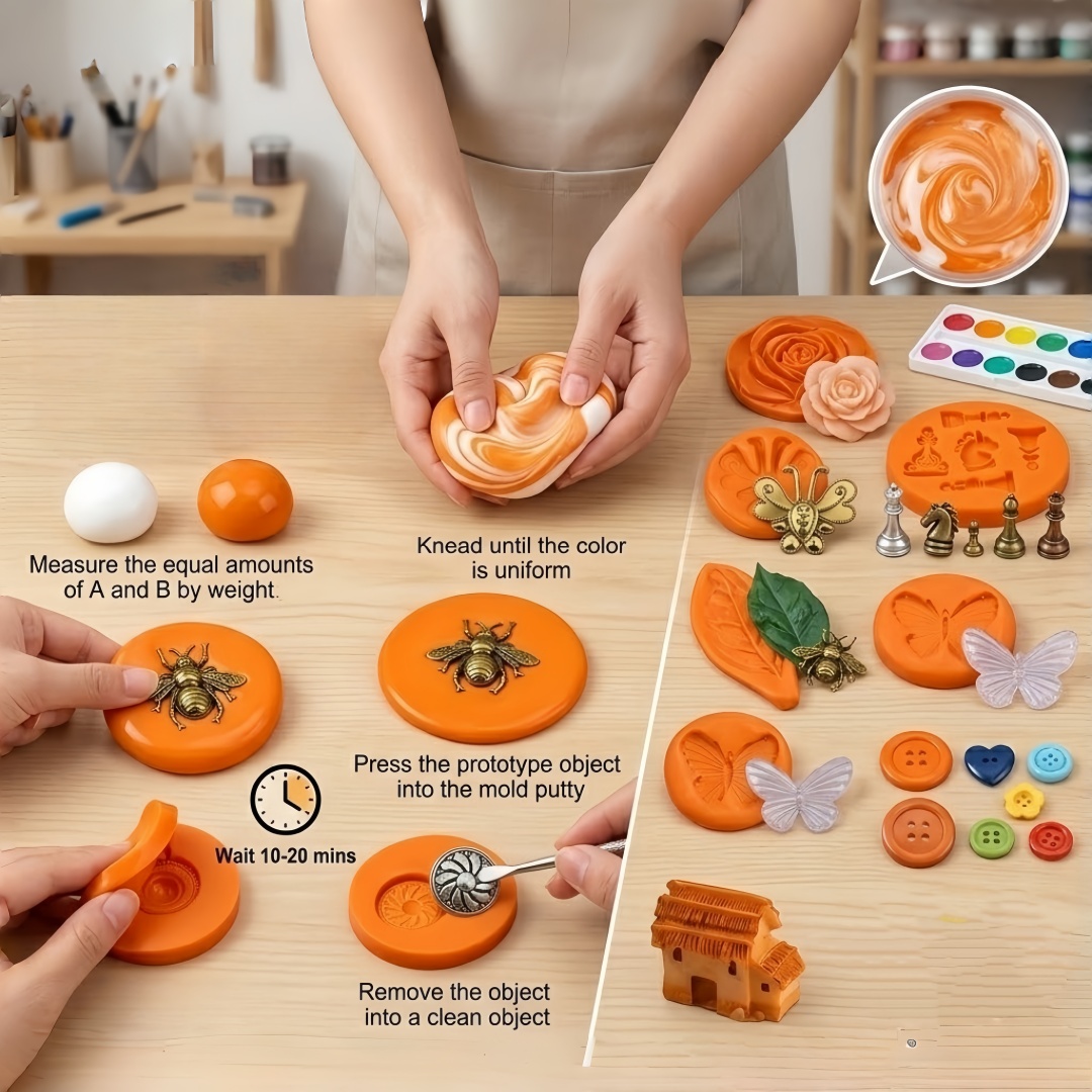 Silikonknetmasse DIY-Bastelset – Resin Art Mold Bewertung und Preis