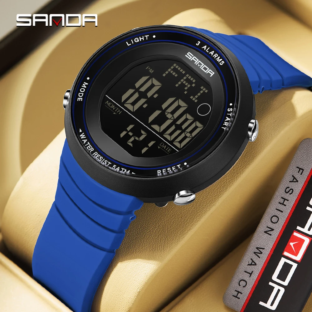 SANDA Digitale Sportuhr für He – Resin Art Underwater Bewertung und Preis