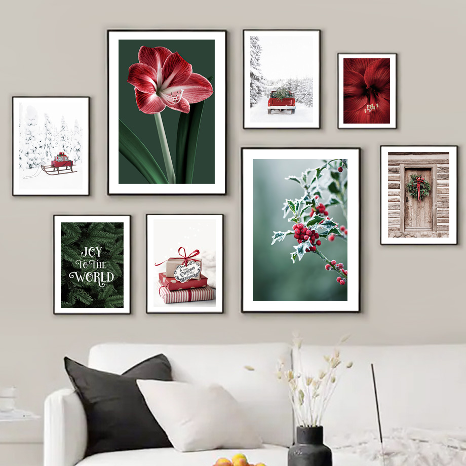 Poster Weihnachtsschlitten Rot – Resin Art Images Bewertung und Preis