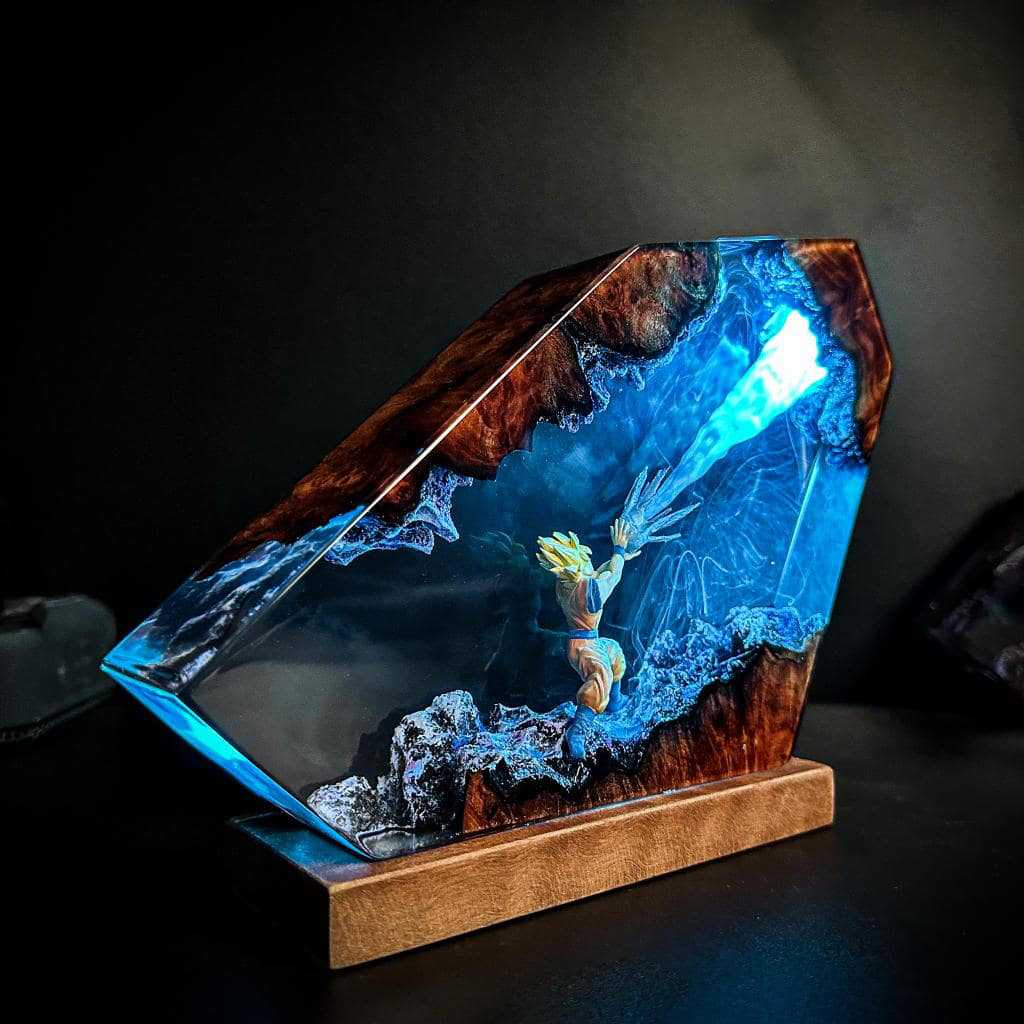 Goku Kamehameha LED-Nachtlicht – Resin Art Goku Bewertung und Preis