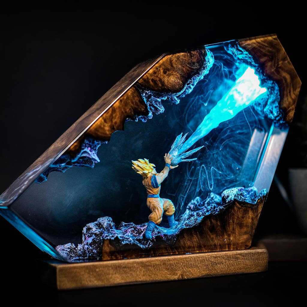 Goku Kamehameha LED-Nachtlicht – Resin Art Goku Bewertung und Preis