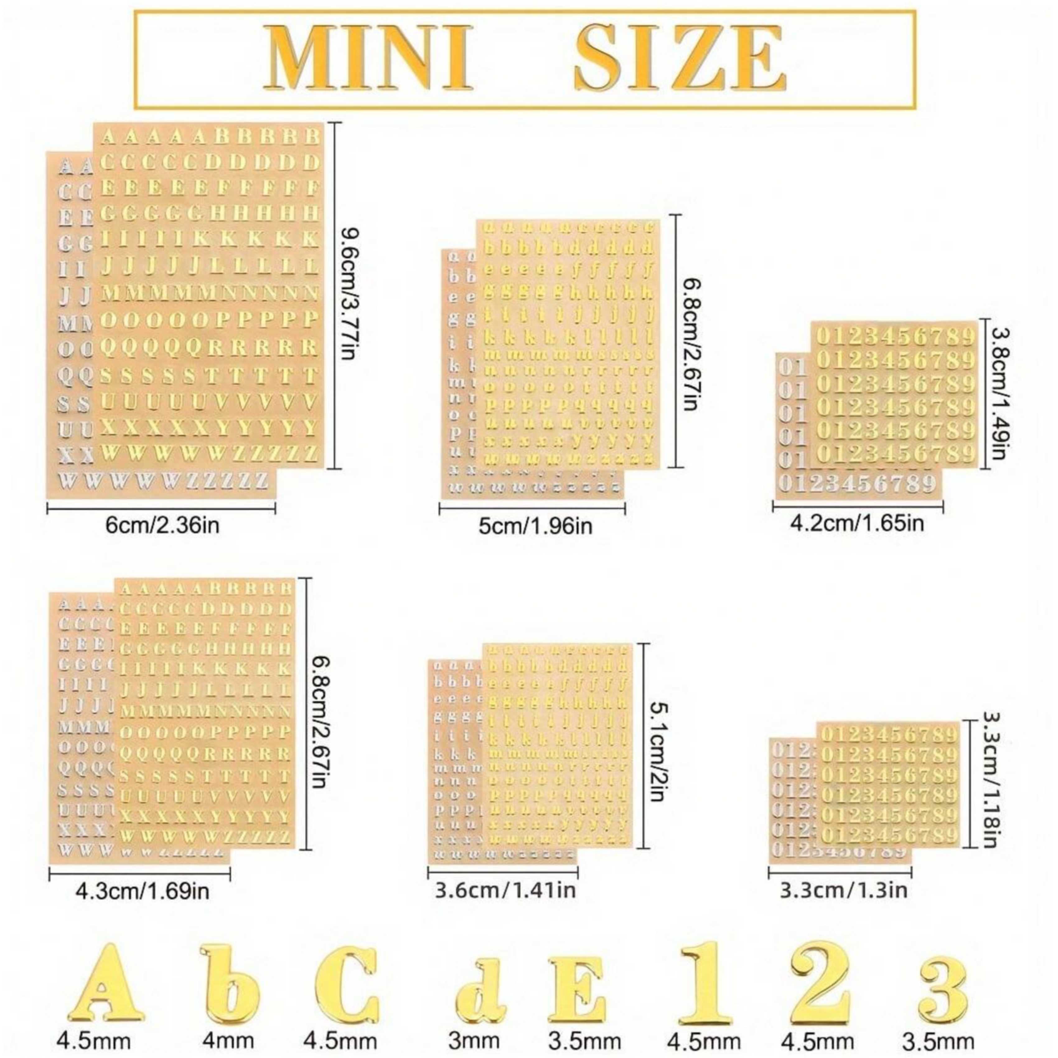 12 Buchstaben-Harzaufkleber, M – Resin Art Letters Bewertung und Preis