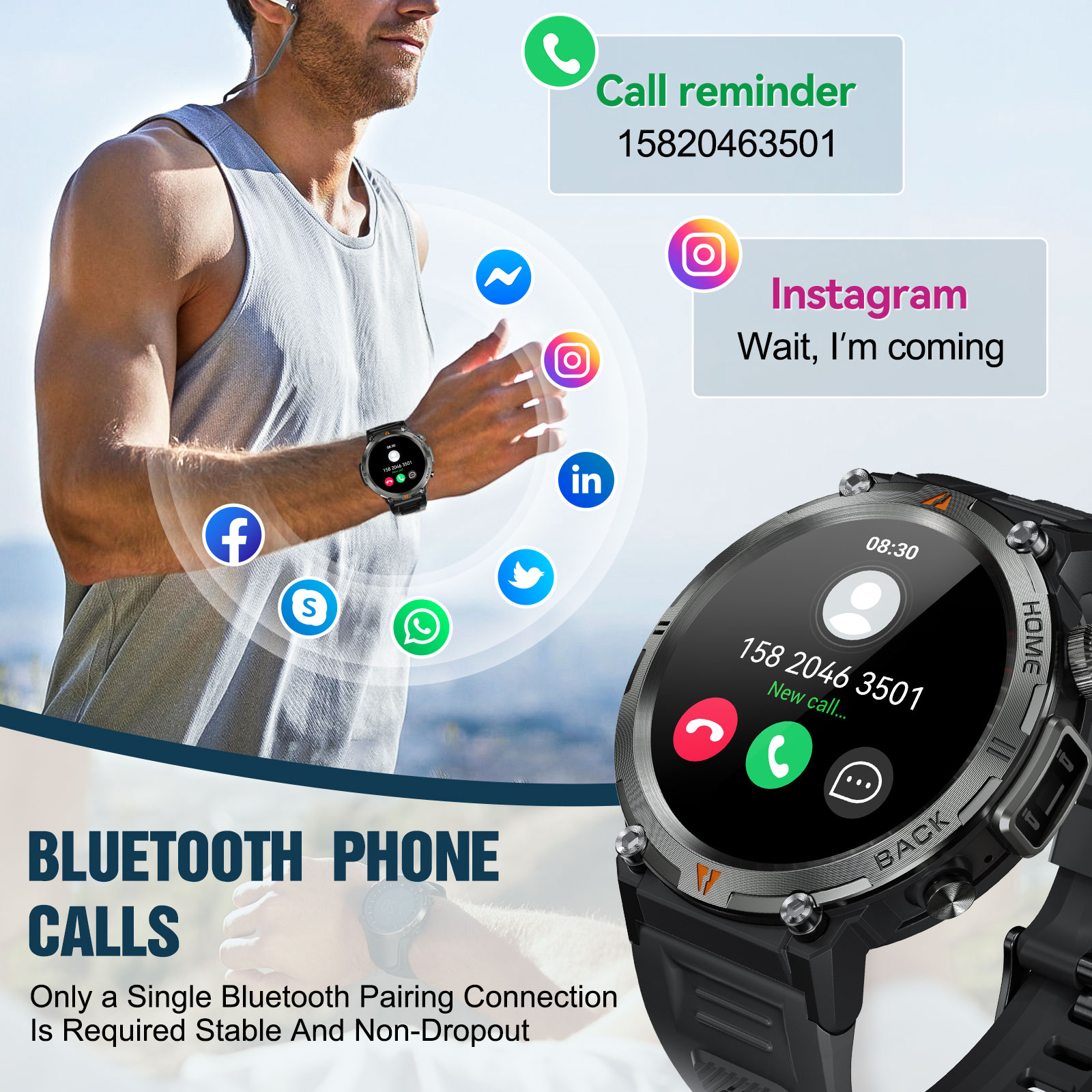 EIGIIS KE3 Bluetooth Anruf Sma – Resin Art Underwater Bewertung und Preis