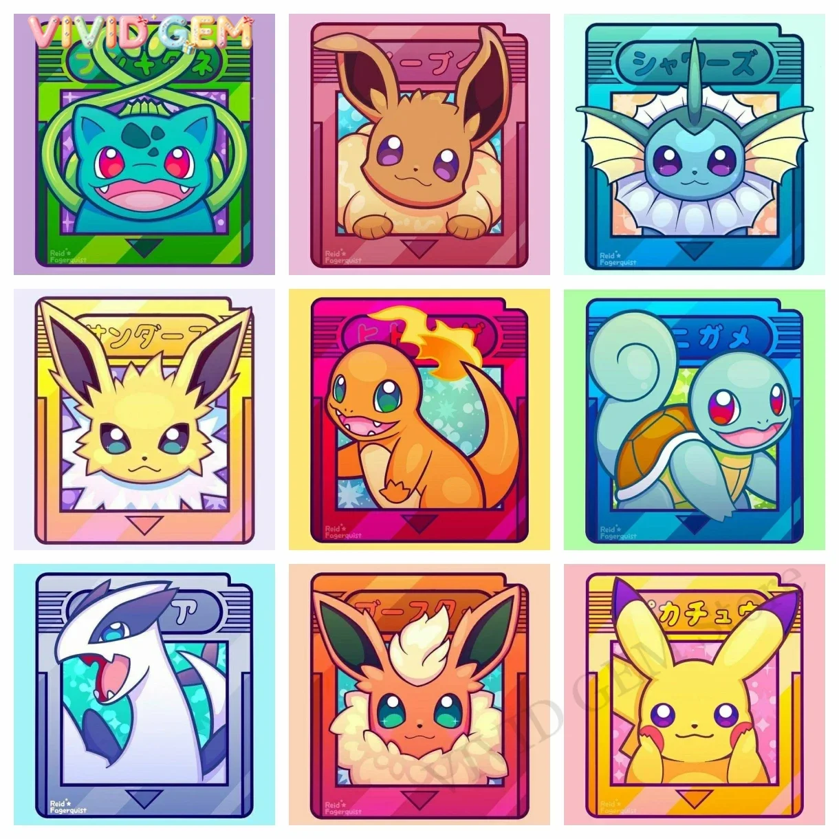 VIVID GEM Pokemon Diamond Pain – Resin Art And Jewelry Bewertung und Preis