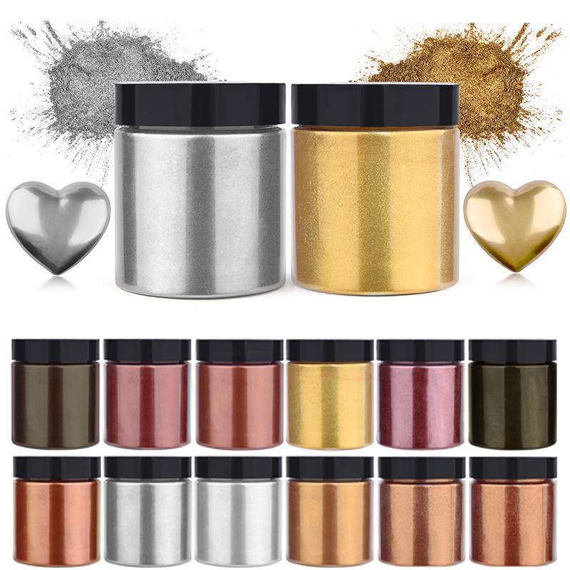 50g Schimmer Metallic Gold Sil – Resin Art Letters Bewertung und Preis