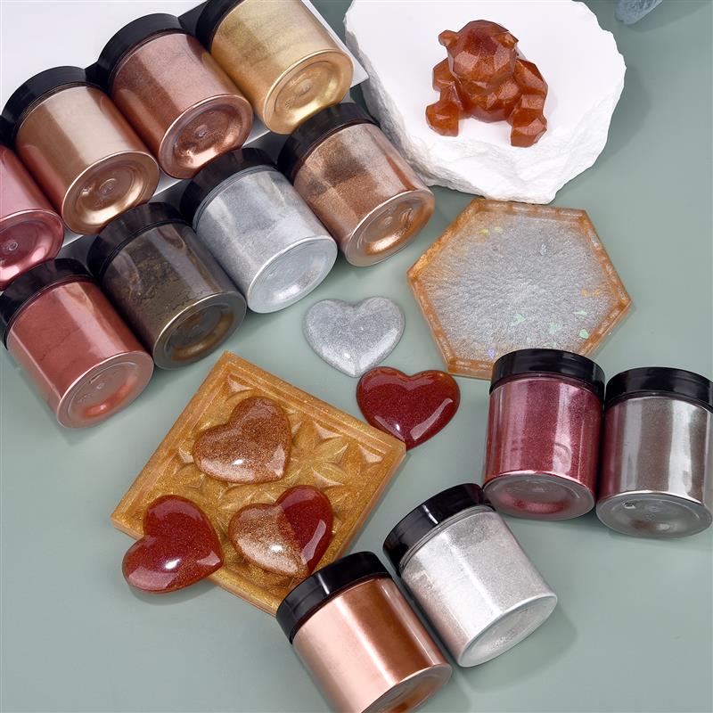 50g Schimmer Metallic Gold Sil – Resin Art Letters Bewertung und Preis