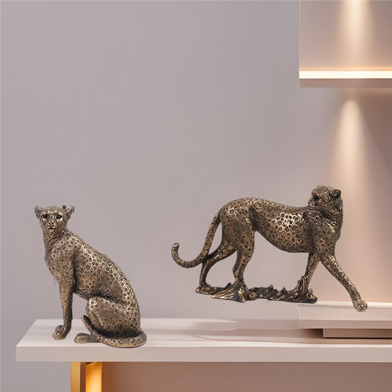 Moderne Leoparden-Harzskulptur – Resin Art Pro Bewertung und Preis