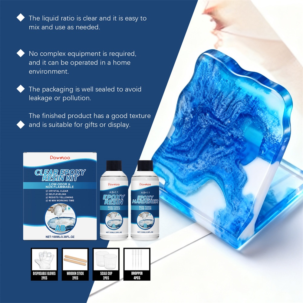DIY Kristallklares Epoxidharz  – Resin Art Mold Bewertung und Preis