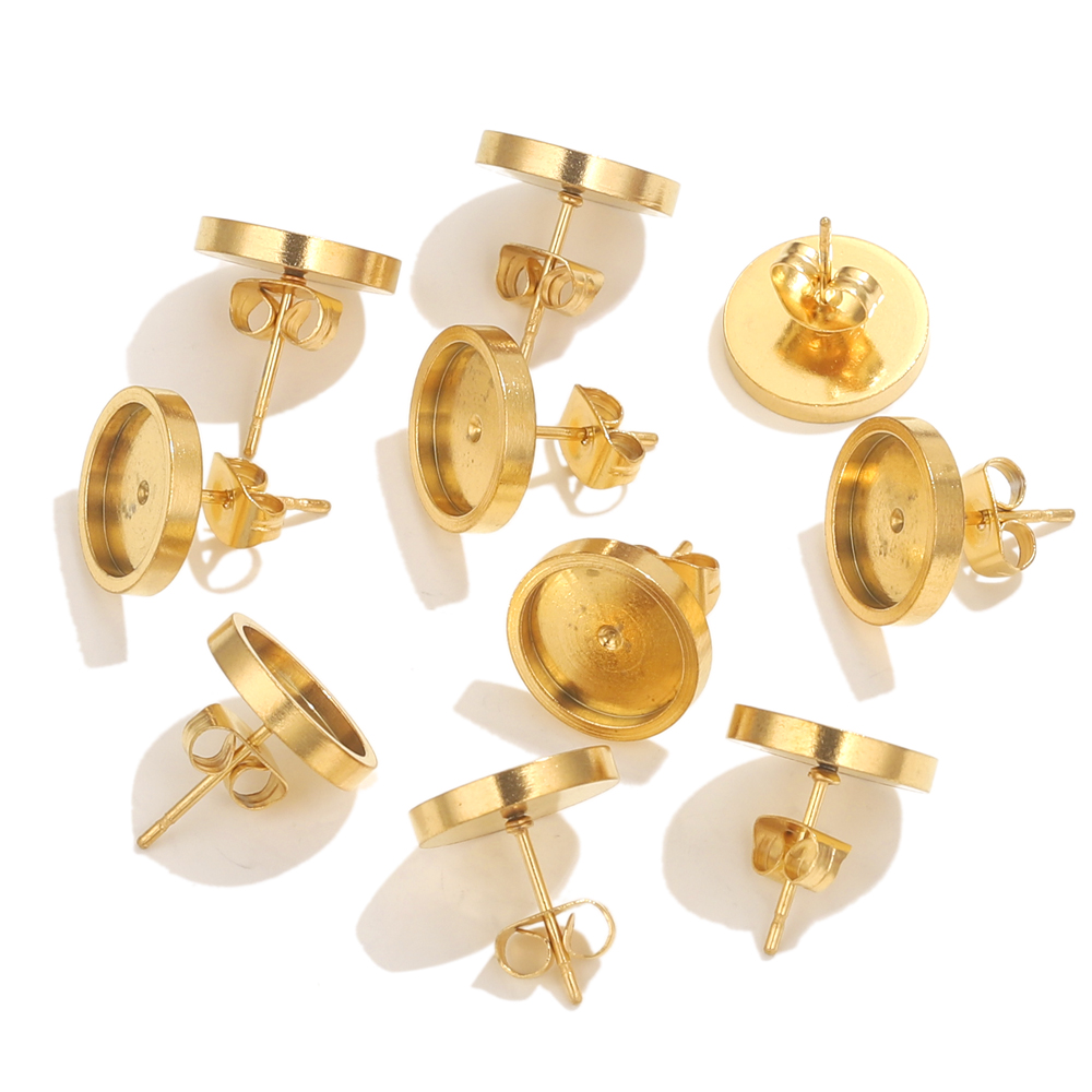 10 Stück Edelstahl Gold Ohrrin – Resin Art Calligraphy Bewertung und Preis