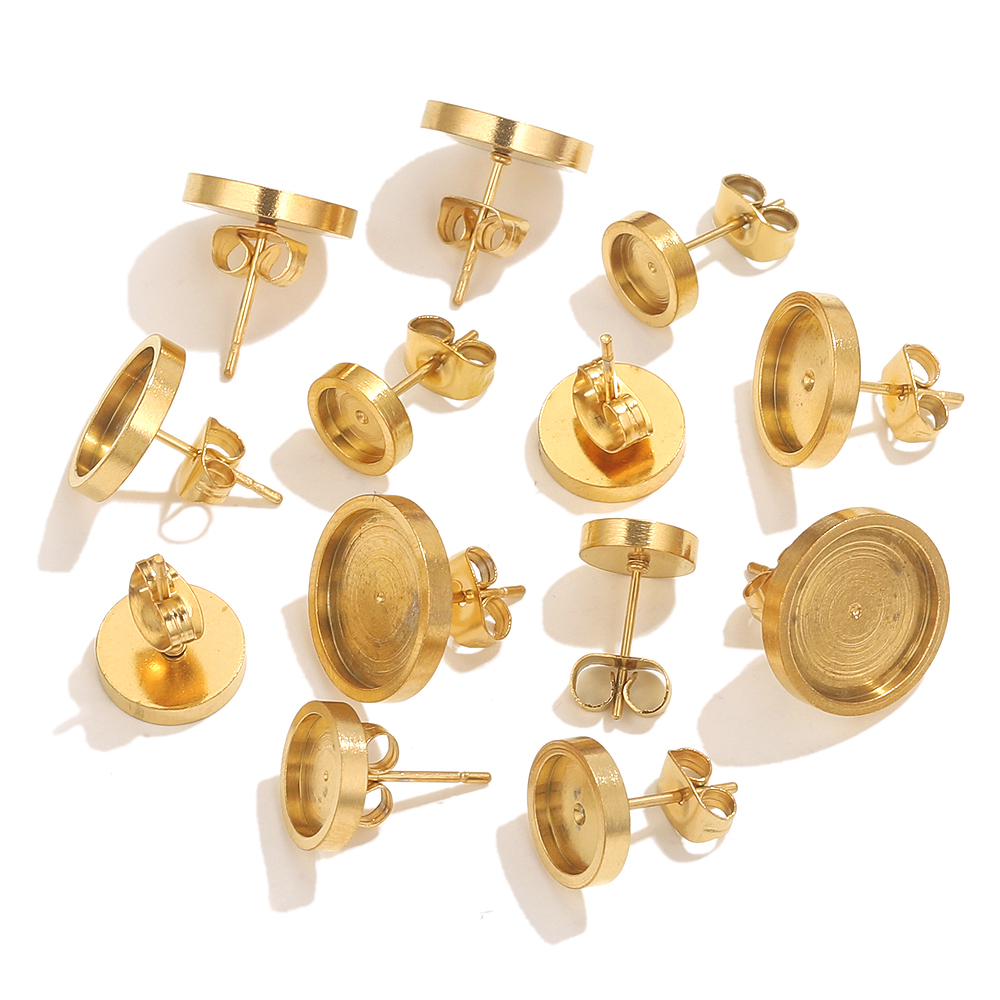 10 Stück Edelstahl Gold Ohrrin – Resin Art Calligraphy Bewertung und Preis